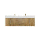Boreal 60” Double Sink Floating Bathroom Vanity