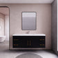 Aqua 60“ Single Sink Floating Bathroom Vanity (Center Sink)