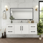 Arezzo 60" Solid Wood Floating Bathroom Vanity