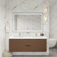 Haven Fluted 60" Double Sinks Floating Vanity | Modern Curved Wall-Hung Cabinet