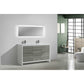 Lucia 60" Double Sink Classic Freestanding Bathroom Vanity