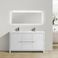 Lucia 60" Double Sink Classic Freestanding Bathroom Vanity
