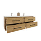 Arezzo 60" Solid Wood Double Sink Floating Bathroom Vanity (4 Drawers)