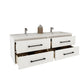 Arezzo 60" Solid Wood Double Sink Floating Bathroom Vanity (4 Drawers)