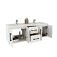Arezzo 60" Solid Wood Double Sink Floating Bathroom Vanity