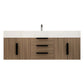 Boreal 60” Single Sink Floating Bathroom Vanity