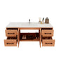 Arezzo 60" Solid Wood Floating Bathroom Vanity