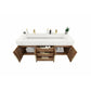 Boreal 60” Double Sink Floating Bathroom Vanity
