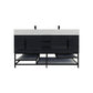 Boreal 60“ Double Sink Freestanding Bathroom Vanity