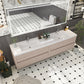 Elysia 84" Double Sink Floating Bathroom Vanity