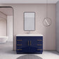 Aqua 48” Single Sink Freestanding Bathroom Vanity