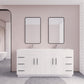Aqua 72” Double Sink Freestanding Bathroom Vanity