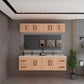 Arezzo 72" Solid Wood Double Sink Floating Bathroom Vanity