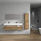 Madeno 72" Double Faucets Modern Floating Bathroom Vanity