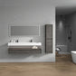 Madeno 72" Double Faucets Modern Floating Bathroom Vanity