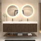 Karina 72" Fluted Double Sink Floating Bathroom Vanity with Integrated Sink