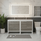 Lucia 72" Double Sink Classic Freestanding Bathroom Vanity