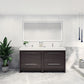 Lucia 72" Double Sink Classic Freestanding Bathroom Vanity
