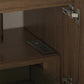 Karina 72" Fluted Double Sink Floating Bathroom Vanity with Integrated Sink