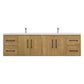 Arezzo 72" Solid Wood Double Sink Floating Bathroom Vanity