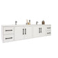 Arezzo 72" Solid Wood Double Sink Floating Bathroom Vanity