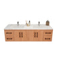 Arezzo 72" Solid Wood Double Sink Floating Bathroom Vanity