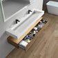 Madeno 72" Double Faucets Modern Floating Bathroom Vanity