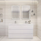 Anderson 60” Double Sink Freestanding Modern Bathroom Vanity