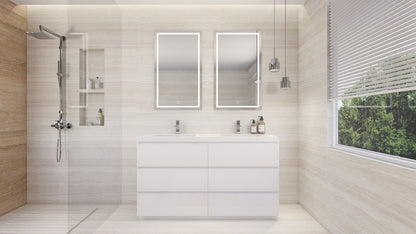 Anderson 60” Double Sink Freestanding Modern Bathroom Vanity