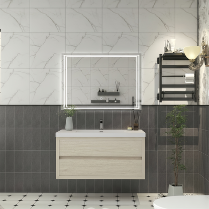 Elysia 42" Single Sink Floating Bathroom Vanity