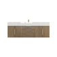 Boreal 60” Single Sink Floating Bathroom Vanity