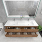 Erba 72" Double Sink Floating Bathroom Vanity