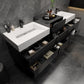 Halo 80“ Double Sink Floating Bathroom Vanity
