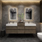 Halo 80“ Double Sink Floating Bathroom Vanity