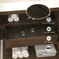 Karina 84" Fluted Double Sink Floating Bathroom Vanity with Integrated Sink