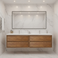 Erba 84" Double Sink Floating Bathroom Vanity