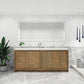 Lucia 84" Double Sink Classic Freestanding Bathroom Vanity