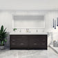 Lucia 84" Double Sink Classic Freestanding Bathroom Vanity