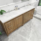 Lucia 84" Double Sink Classic Freestanding Bathroom Vanity