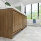 Lucia 84" Double Sink Classic Freestanding Bathroom Vanity