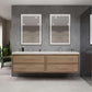 Erba 84" Double Sink Floating Bathroom Vanity
