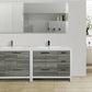 Lucia 84" Double Sink Classic Freestanding Bathroom Vanity