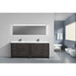 Lucia 84" Double Sink Classic Freestanding Bathroom Vanity