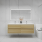 Elysia 60" Double Sink Floating Bathroom Vanity