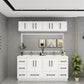 Arezzo 72" Double Sink Freestanding Bathroom Vanity