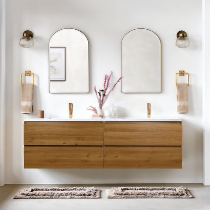 Anderson 72“ Double Sink Floating Bathroom Vanity