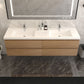 Amber 72“ Double Sink Floating Bathroom Vanity