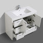 Lucia 42" Classic Freestanding Bathroom Vanity (Left Drawers)