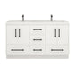 Arezzo 60" Double Sink Freestanding Bathroom Vanity