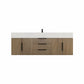 Boreal 60” Single Sink Floating Bathroom Vanity